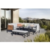 TEXAS set de mobilier de grădină cu colțar mare